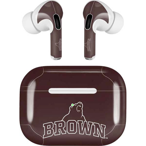 Brown University Outlined Apple AirPods Pro Skin
