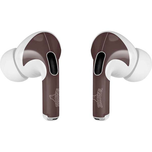 Brown University Outlined Apple AirPods Pro Skin