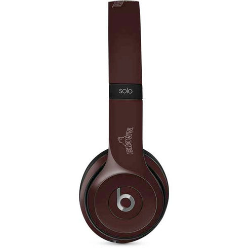 Brown University Outlined Beats Solo 2 Wired Skin