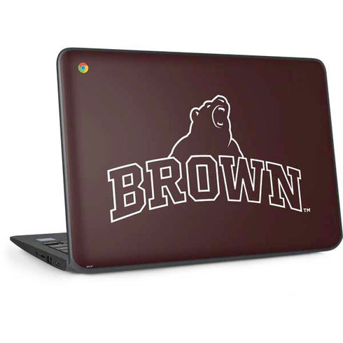 Brown University Outlined HP Chromebook Skin