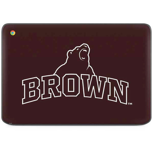 Brown University Outlined HP Chromebook Skin