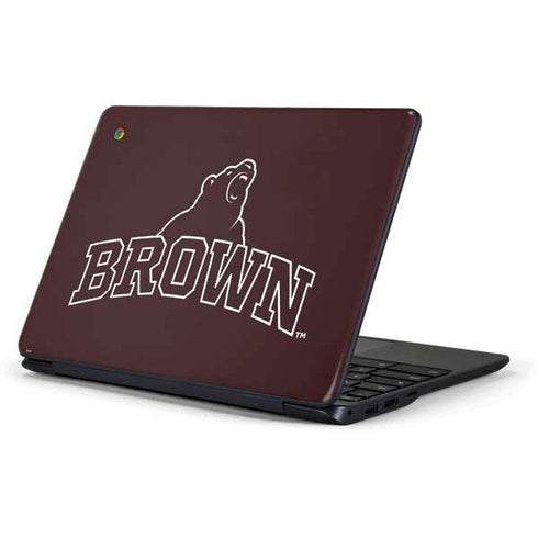 Brown University Outlined Samsung Chromebook Skin