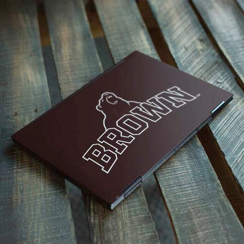 Brown University Outlined HP Envy Skin