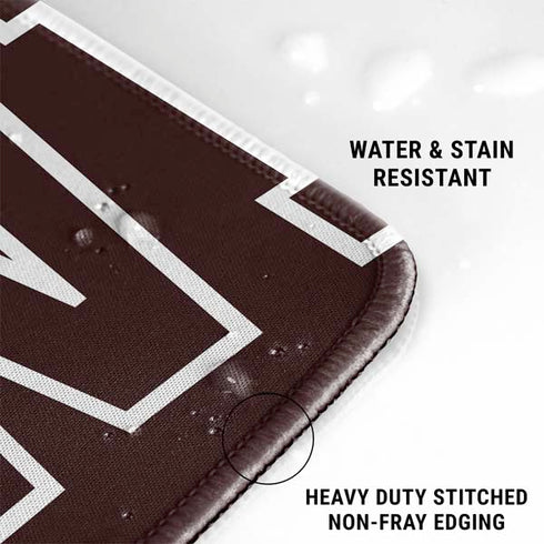 Brown University Outlined Gaming Mouse Pad