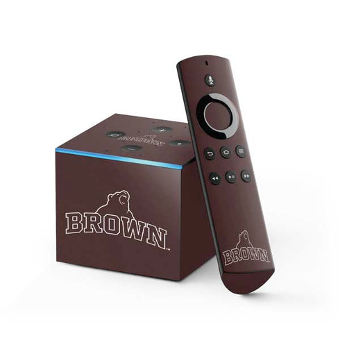 Brown University Outlined Fire TV Cube Skin