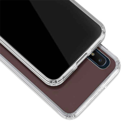 Brown University Outlined Galaxy A10e Clear Case