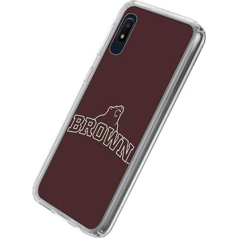 Brown University Outlined Galaxy A10e Clear Case