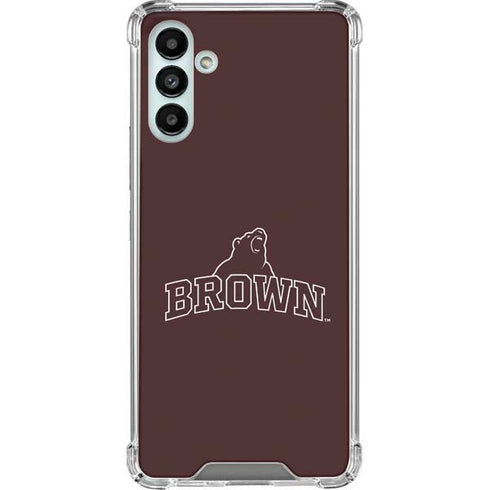 Brown University Outlined Galaxy A13 5G Clear Case