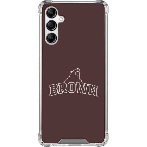 Brown University Outlined Galaxy A14 5G Clear Case