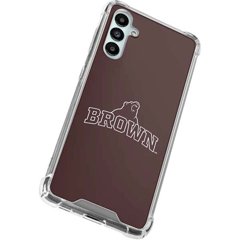 Brown University Outlined Galaxy A15 5G Clear Case