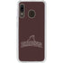 Brown University Outlined Galaxy A20 Clear Case