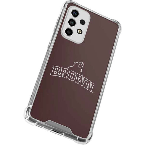 Brown University Outlined Galaxy A33 5G Clear Case