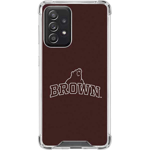 Brown University Outlined Galaxy A52 5G Clear Case