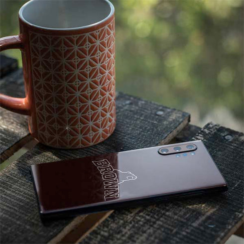 Brown University Outlined Galaxy Note 10 Plus Skin