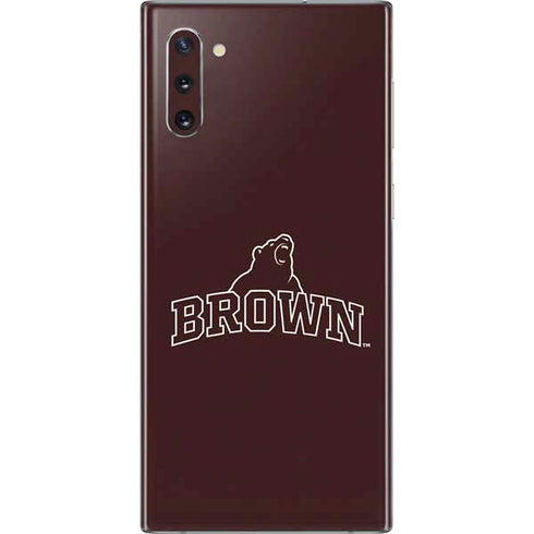 Brown University Outlined Galaxy Note 10 Skin