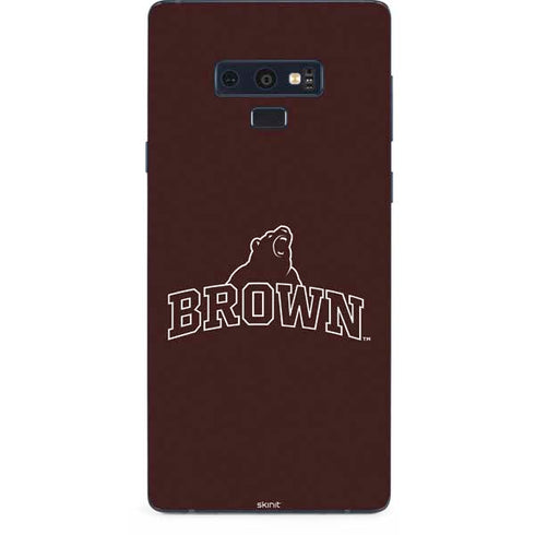 Brown University Outlined Galaxy Note 9 Skin