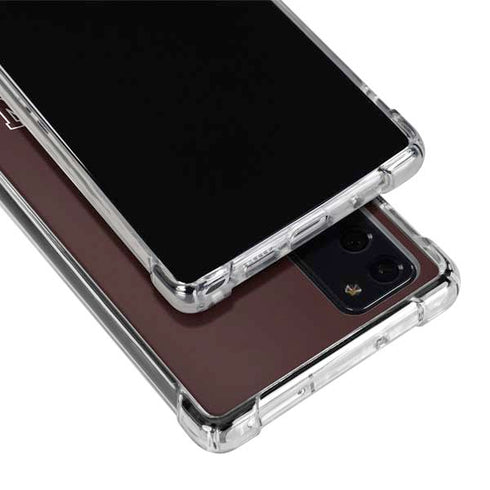 Brown University Outlined Galaxy Note20 5G Clear Case