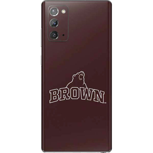 Brown University Outlined Galaxy Note20 5G Skin