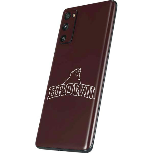 Brown University Outlined Galaxy S20 Fan Edition Skin