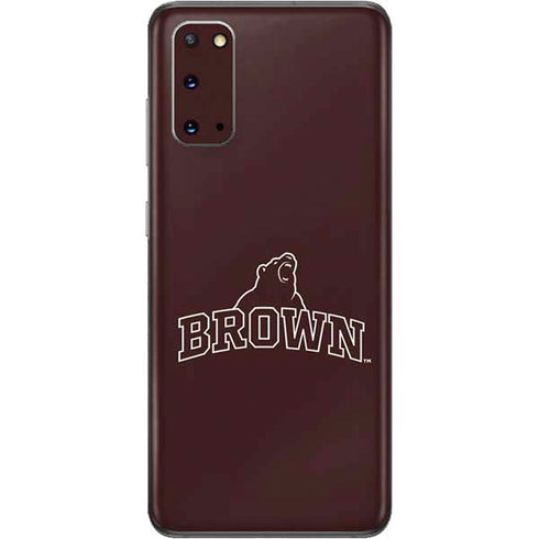 Brown University Outlined Galaxy S20 Skin
