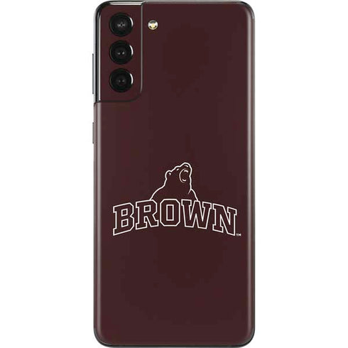 Brown University Outlined Galaxy S21 Plus 5G Skin