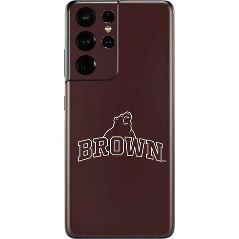 Brown University Outlined Galaxy S21 Ultra 5G Skin