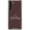 Brown University Outlined Galaxy S23 Plus Clear Case