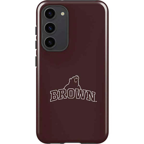 Brown University Outlined Galaxy S23 Plus Pro Case