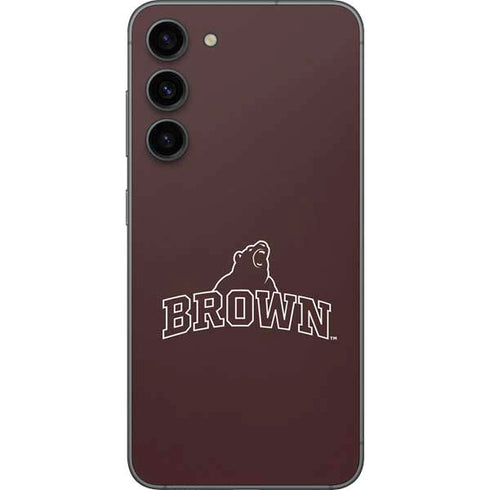 Brown University Outlined Galaxy S23 Plus Skin