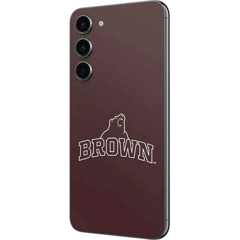 Brown University Outlined Galaxy S23 Plus Skin