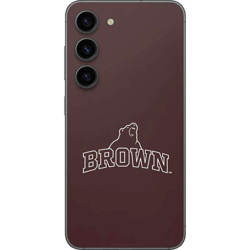 Brown University Outlined Galaxy S23 Skin