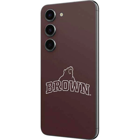 Brown University Outlined Galaxy S23 Skin