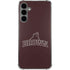 Brown University Outlined Galaxy S24 Plus Clear Case