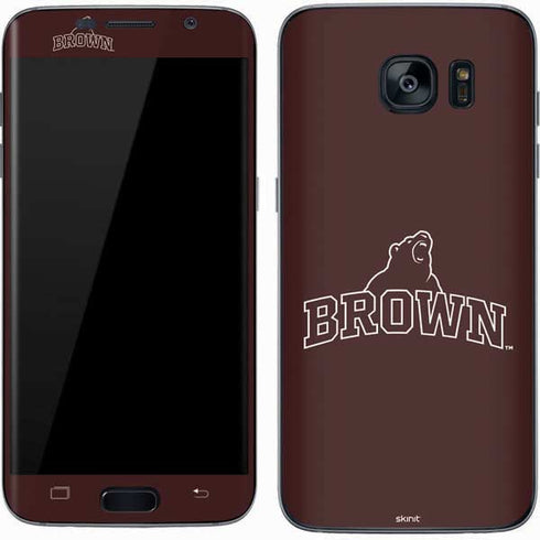 Brown University Outlined Galaxy S7 Skin
