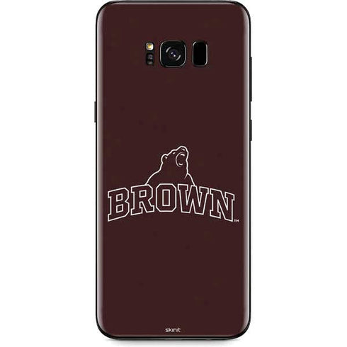 Brown University Outlined Galaxy S8 Plus Skin