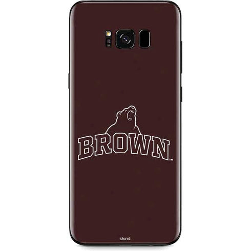Brown University Outlined Galaxy S8 Skin