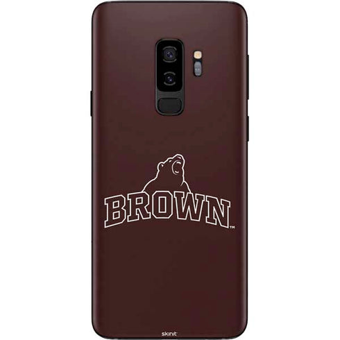 Brown University Outlined Galaxy S9 Plus Skin
