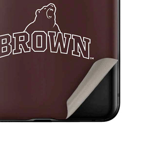 Brown University Outlined Galaxy Z Flip Skin