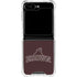 Brown University Outlined Galaxy Z Flip5 5G Clear Case