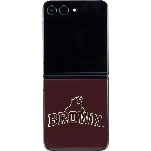 Brown University Outlined Galaxy Z Flip5 5G Skin