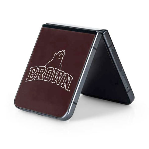 Brown University Outlined Galaxy Z Flip5 5G Skin