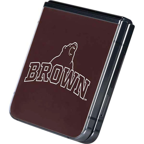 Brown University Outlined Galaxy Z Flip5 5G Skin