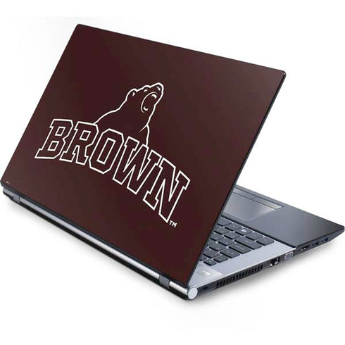 Brown University Outlined Generic Laptop Skin