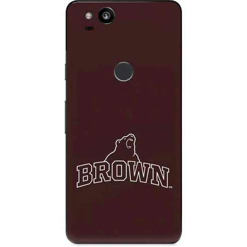 Brown University Outlined Google Pixel 2 Skin