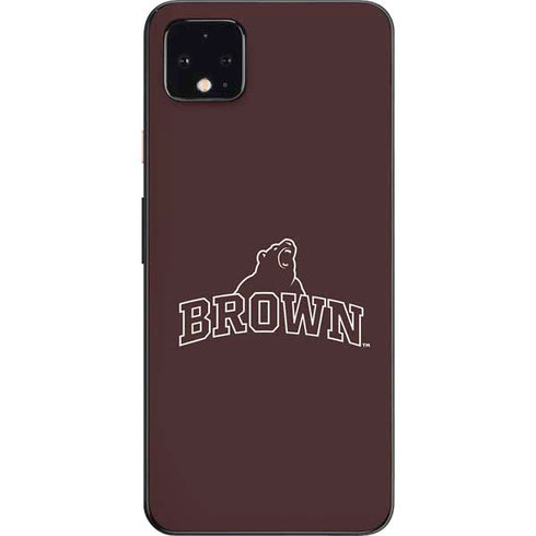 Brown University Outlined Google Pixel 4 XL Skin