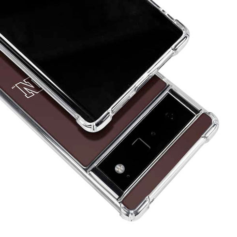 Brown University Outlined Google Pixel 6 Clear Case