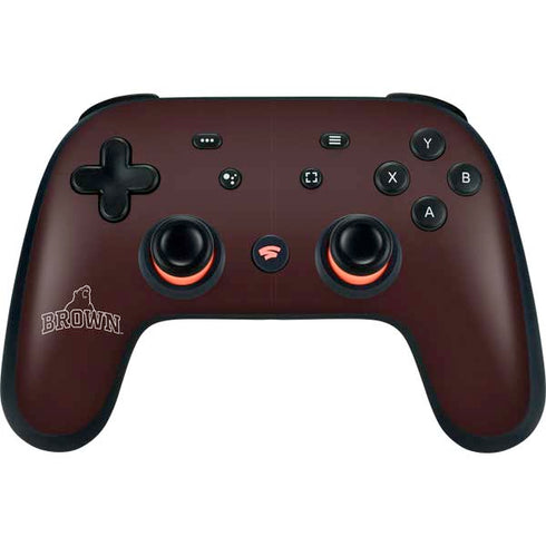 Brown University Outlined Google Stadia Controller Skin