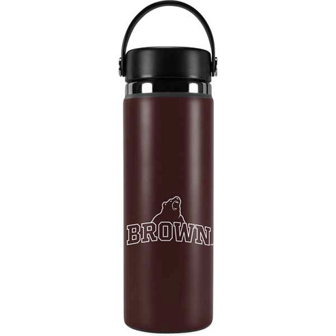 Brown University Outlined Hydro Flask 20oz Wide Mouth Skin
