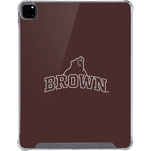 Brown University Outlined iPad Pro 12.9in (2020) Clear Case