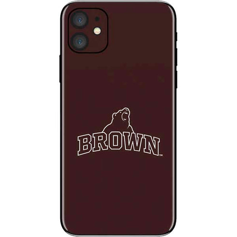 Brown University Outlined iPhone 11 Skin